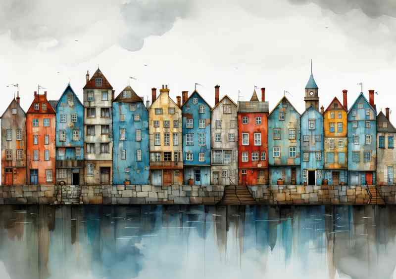 The Crooked Town | Canvas