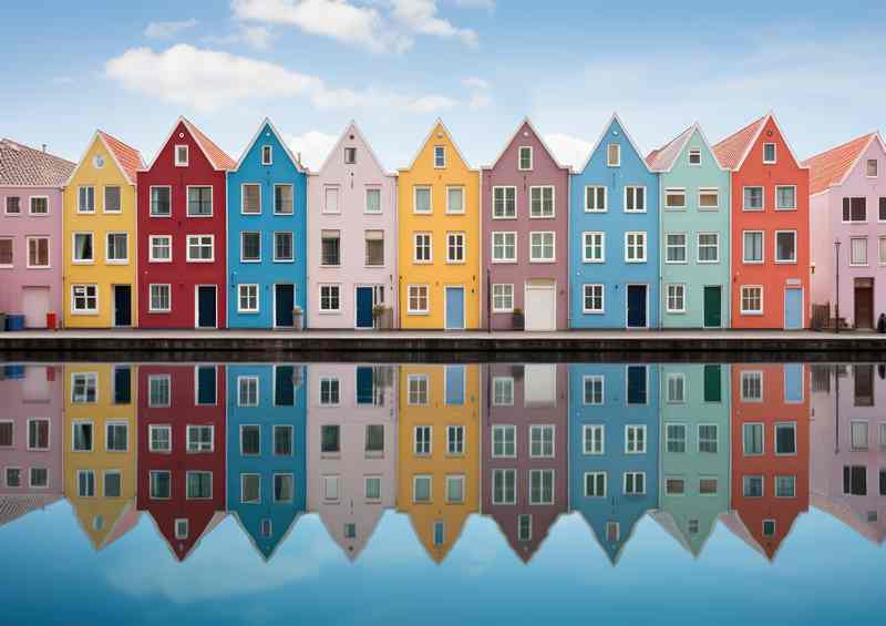 Upside Down Seasde Town | Di-Bond