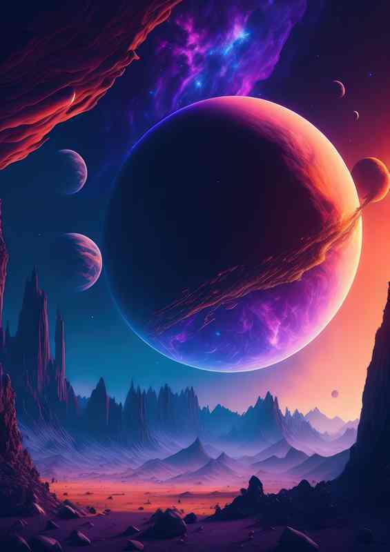 Ethereal Cosmos Otherworldly Space | Di-Bond