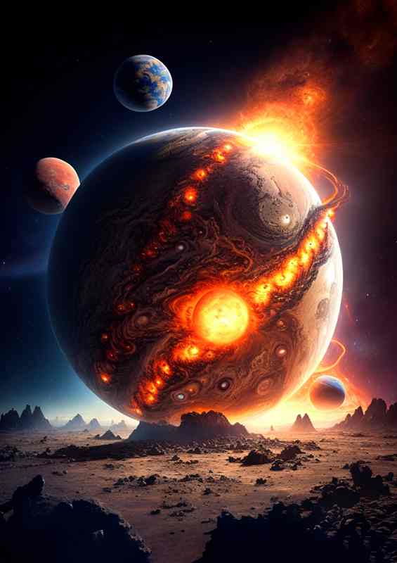 Exploring planets space fantasy | Di-Bond