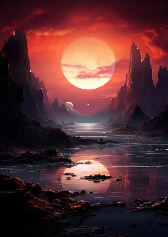 Futuristic Space Exploration Innovative Cosmos | Canvas