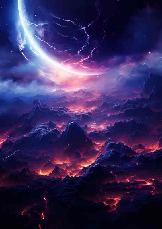 Majestic Space Odyssey Inspiring Universe | Di-Bond