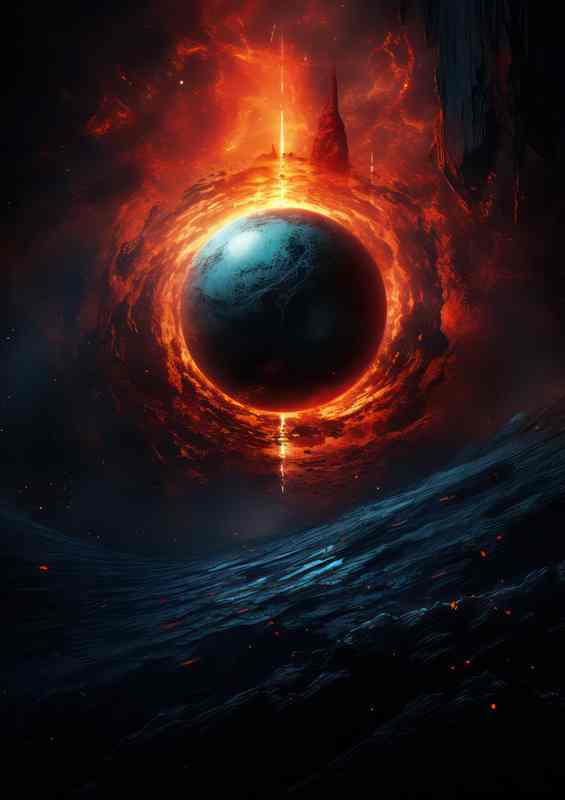 Mystical Stellar Art Enchanting Universe | Di-Bond