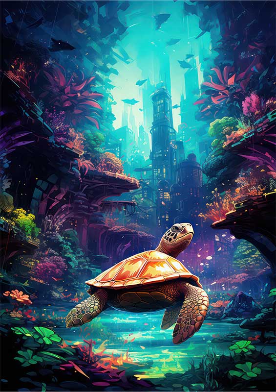 Turtle Travels Tales | Poster