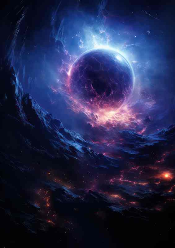 Starry Imagination Whimsical Cosmos Design | Canvas