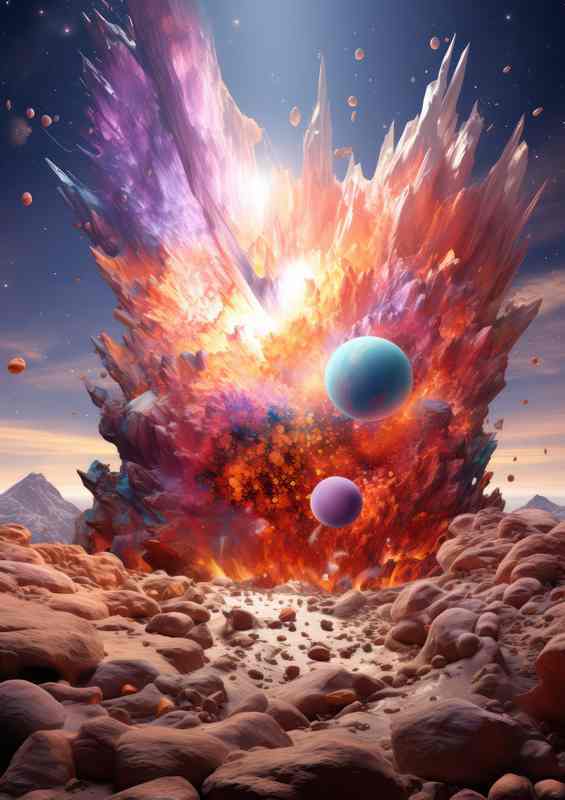 Visionary Cosmos Scenes Inspirational Space | Canvas