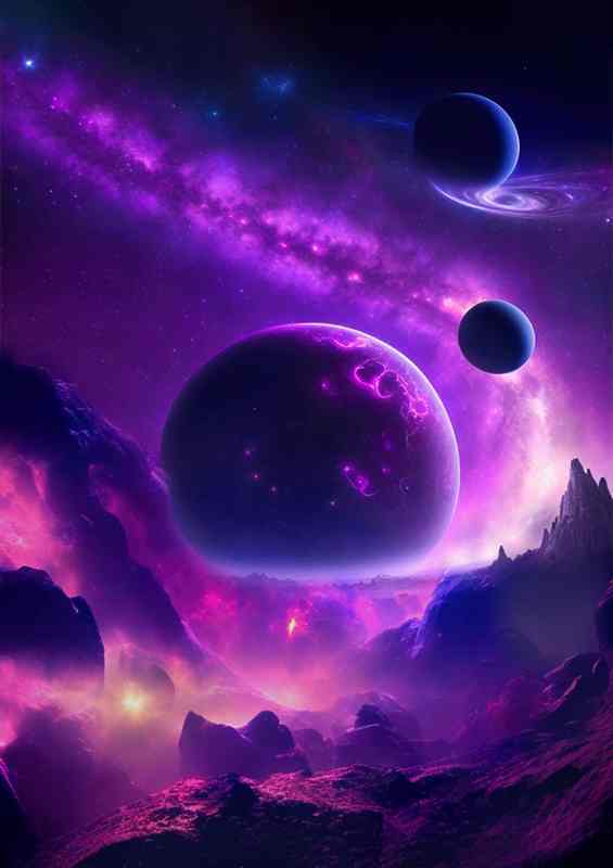 depicting worlds apart space fantasyx | Di-Bond