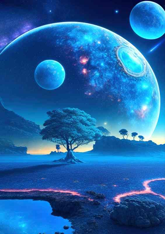 observed space planets | Canvas