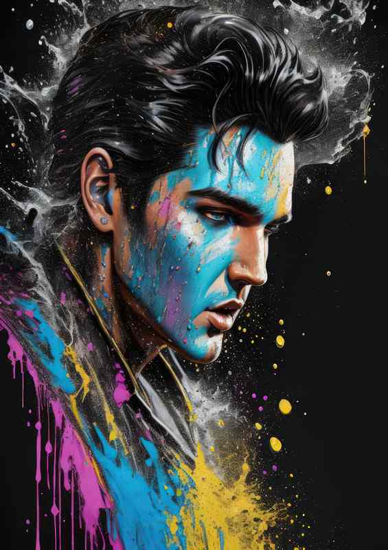Splash art Elvis Presley | Poster