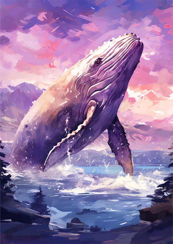 Whale Watchers Weekly humpback whale | Di-Bond