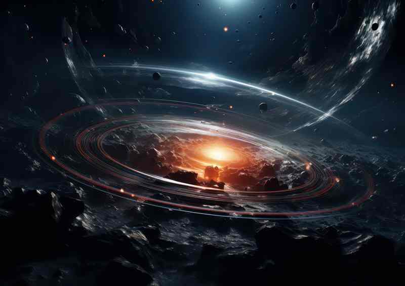Innovative Astronomical Art Creative Cosmos | Metal Poster
