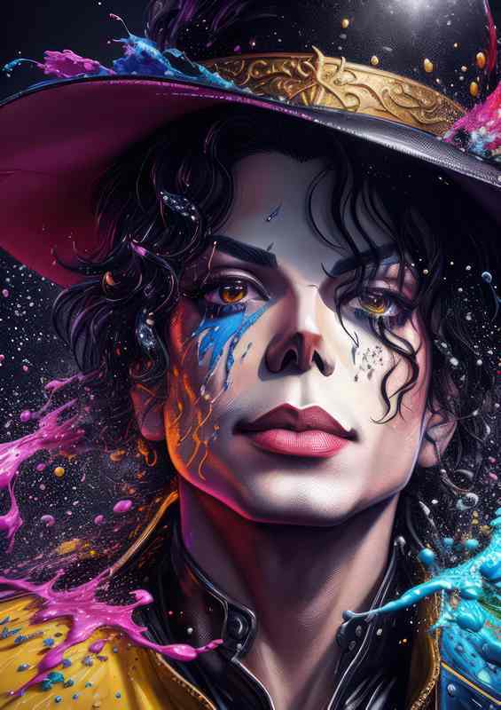 Splash art of Michael Jackson | Poster