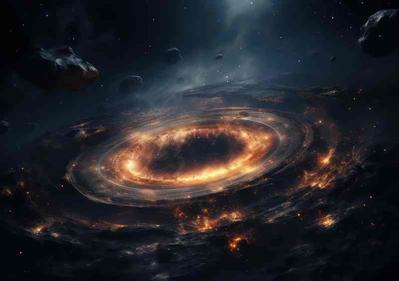 Spectacular Stellar Scenes Inspiring Galaxy | Poster