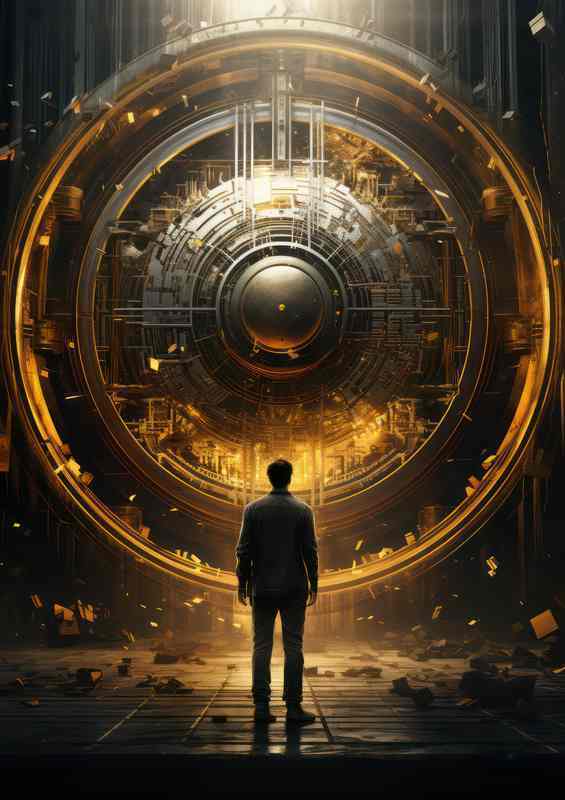 Celestial Explorer Man in the Great Beyond | Poster