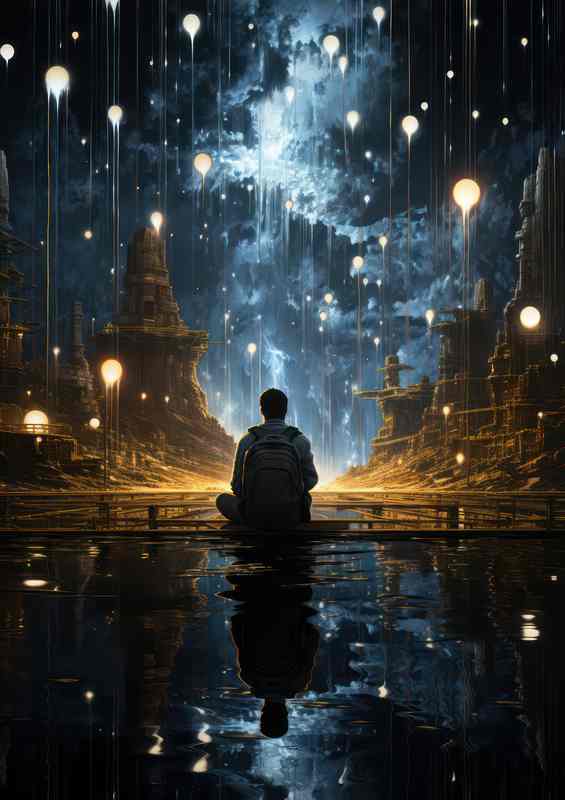 Elegant Galactic Visions Beautiful Space | Poster