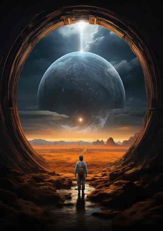 Elegant Stellar Visions Beautiful Universe | Metal Poster