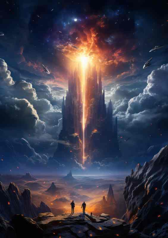 Epic Celestial Designs Inspirational Astrological | Metal Poster