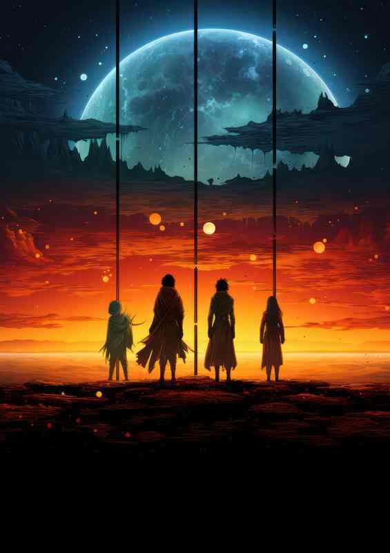 Epic Space Exploration Design Inspirational Cosmos | Metal Poster
