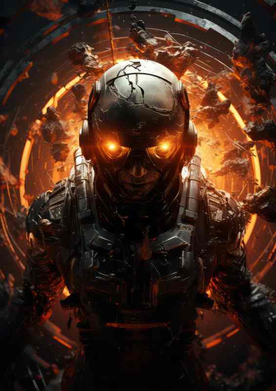 Galactic Voyager Mans Adventure in Outer Space | Di-Bond