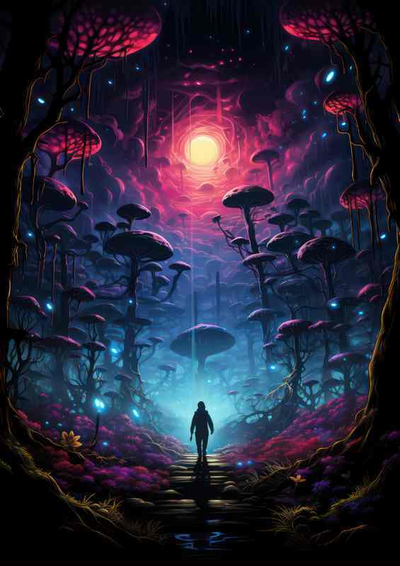 Innovative Stellar Art Creative Interstellar | Metal Poster