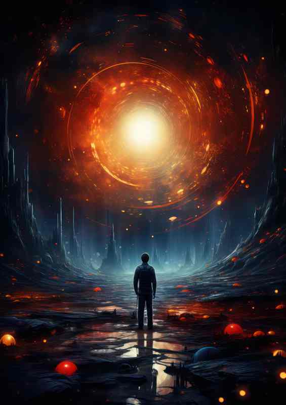 Mysteries of the Cosmos Space Art for Enthusiasts | Metal Poster