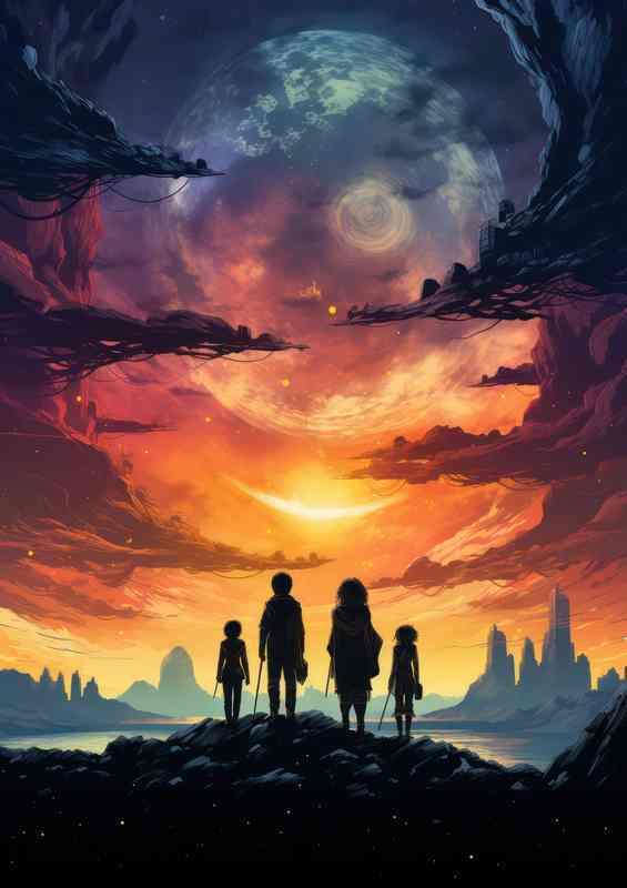 Mystical Cosmos Art Ethereal Astrological | Metal Poster
