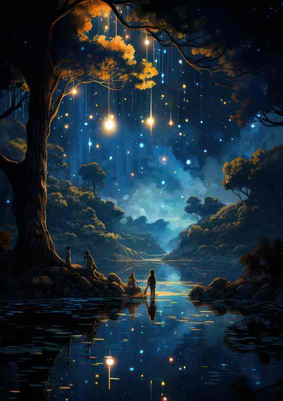 Nebulae Dreams Ethereal Space Design | Metal Poster