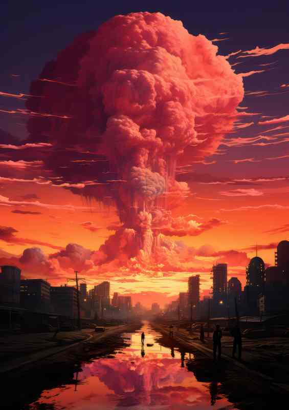 The Universe Blast Top Space | Metal Poster