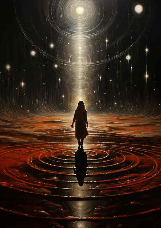 Voyage to Infinity The Astronauts Adventure in Space | Metal Poster