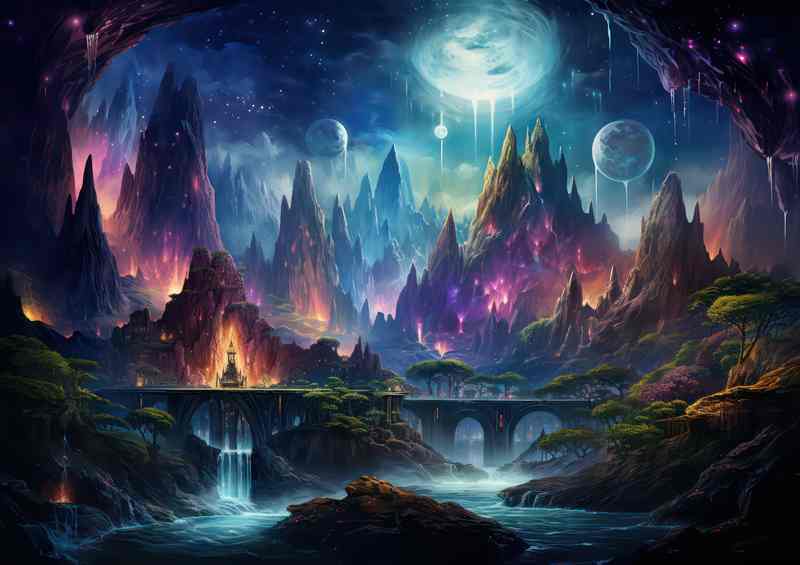 Spectacular Astro Art Breathtaking Space | Canvas