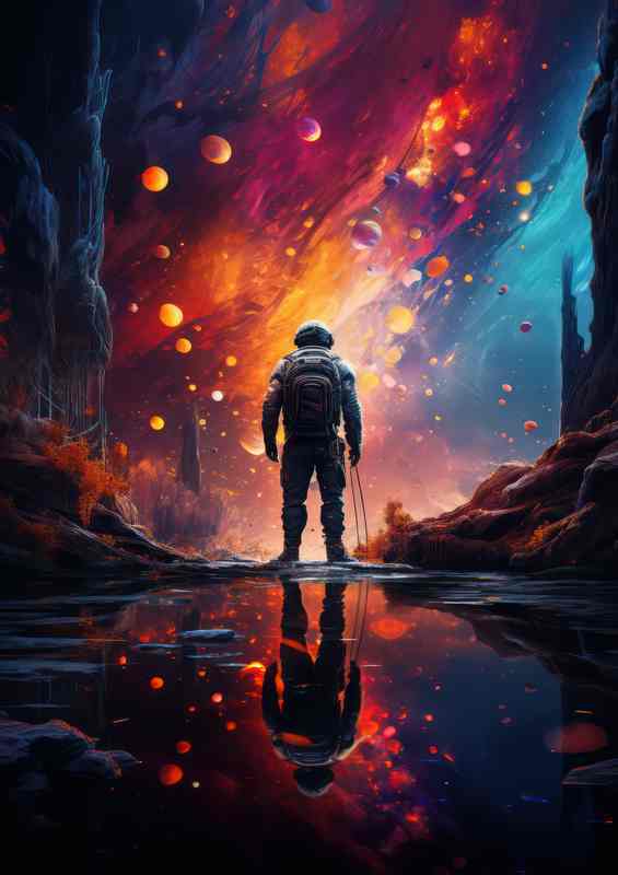 Astronauts Journey in the Cosmos | Di-Bond