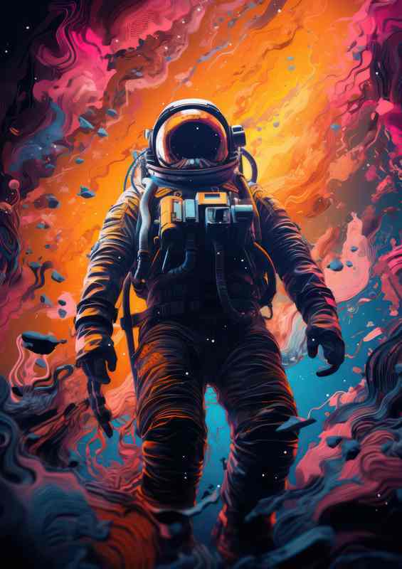 Beyond the Universe Astronauts Journey to the Stars | Poster