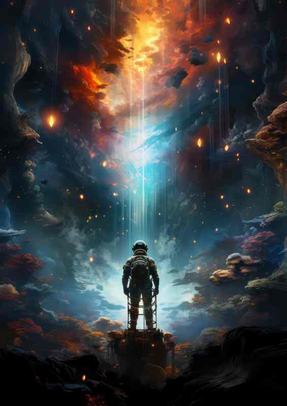 Celestial Explorations In Motion Sapce | Di-Bond
