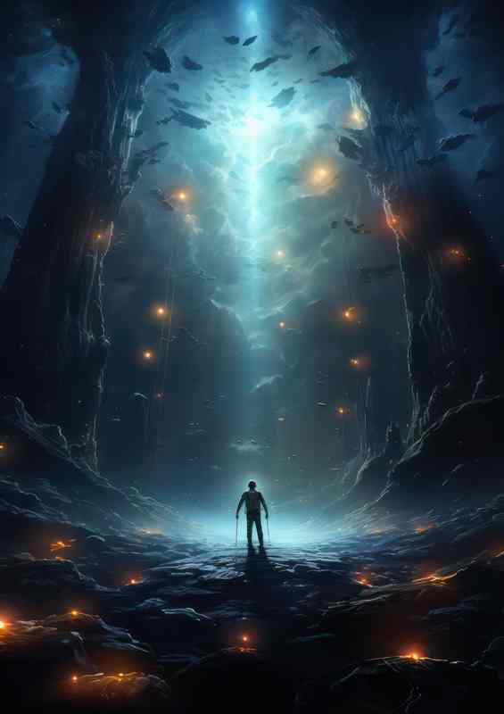 Celestial Journeys The Pursuit of Interstellar Exploration | Poster