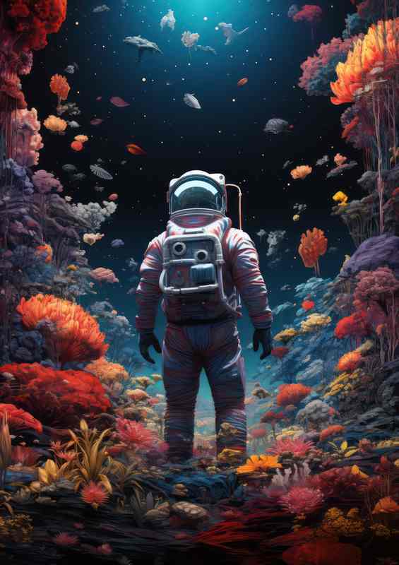 Celestial Odyssey Mans Journey in the Universe | Di-Bond