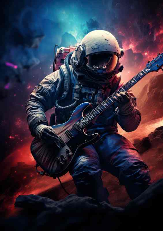 Cosmic Journeys Probing the Outer Limits of Space | Metal Poster