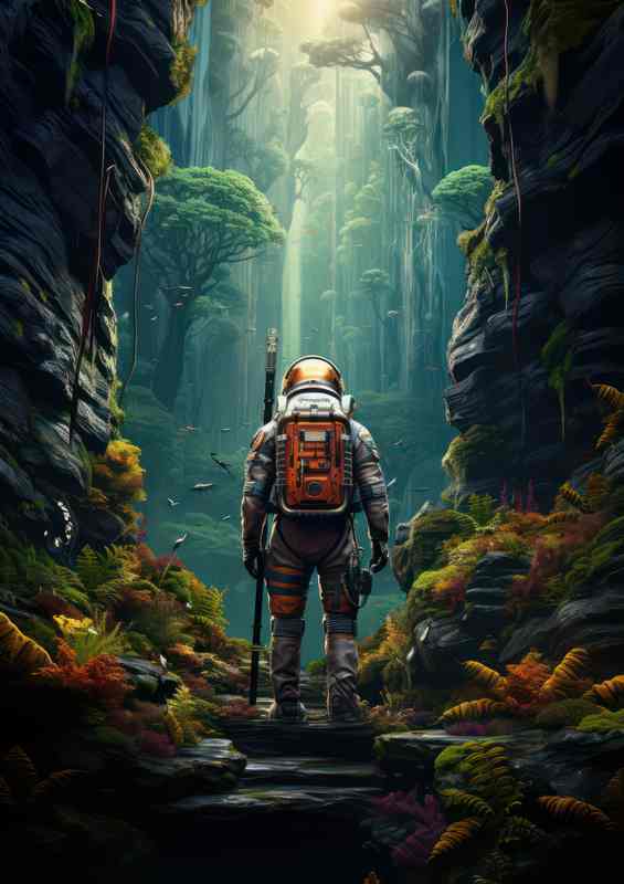 Cosmic Pioneer Astronauts Exploration of the Stars | Poster