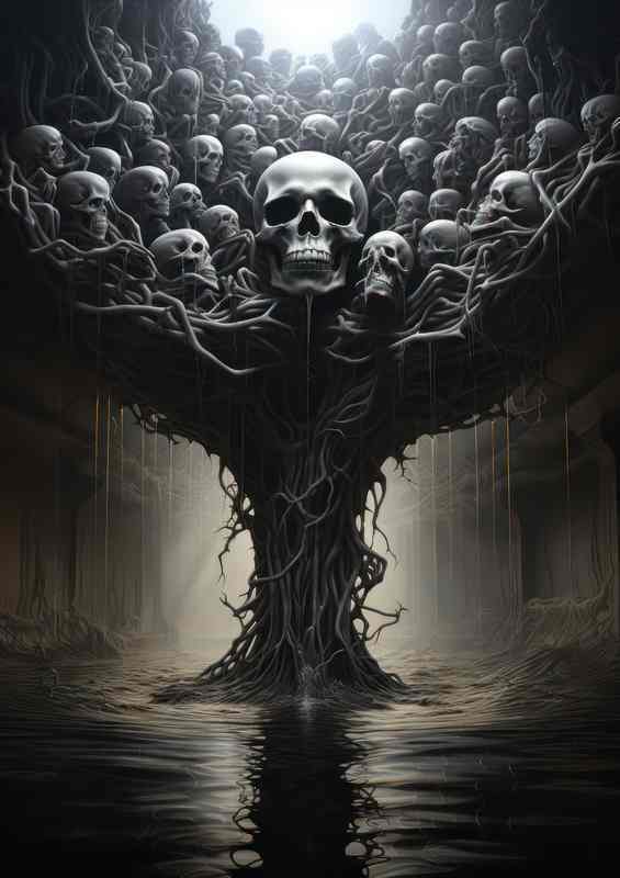 Bleached Bones and Haunting Hymns | Metal Poster