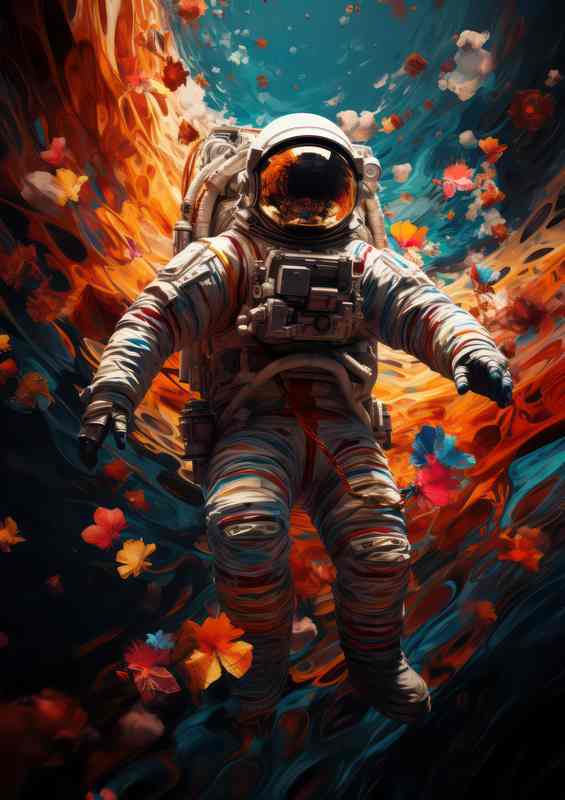 Eternal Odyssey Astronauts Quest in the Cosmos | Poster