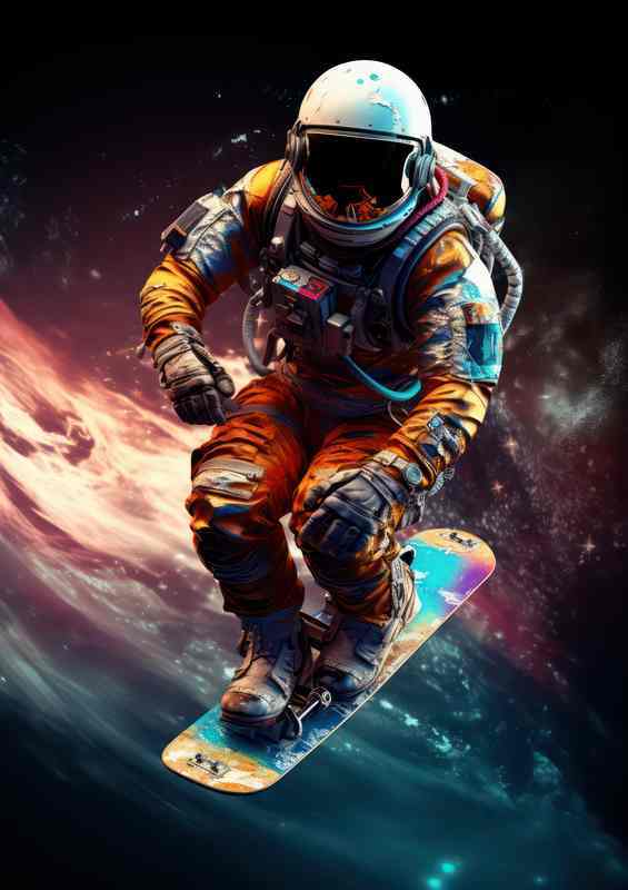 Exploring the Infinite Navigating the Universes Wonders | Metal Poster