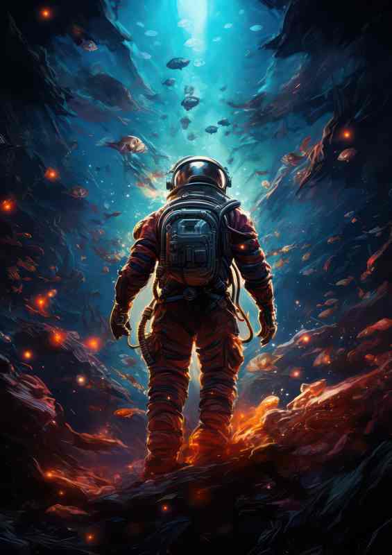 Galactic Discoveries Delving into the Universes Depths | Di-Bond