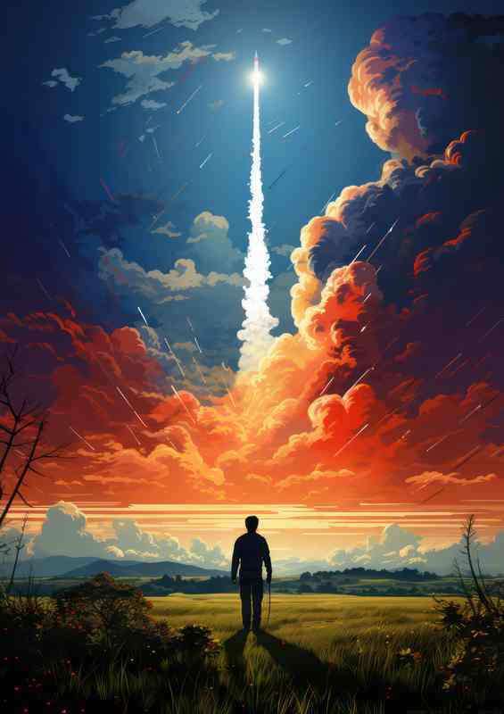 Galactic Lift offs Journeys of Space Rockets Unveiled | Canvas