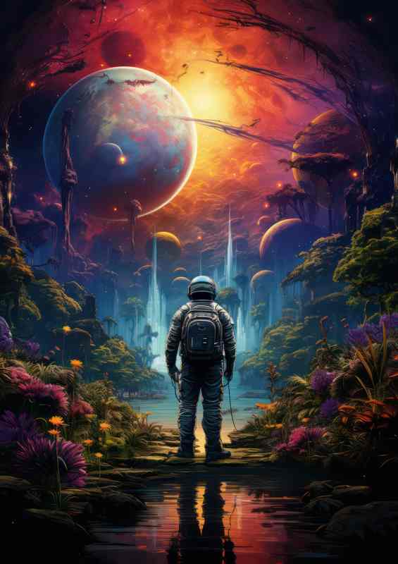 Galactic Pioneer Outer Space | Canvas