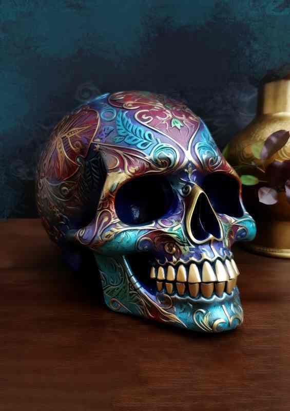 Chrome Skull Symphony | Poster