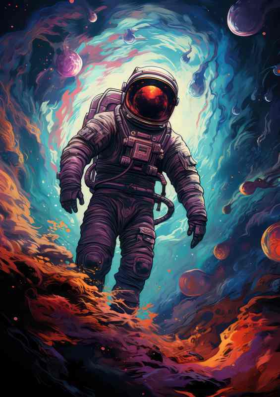Interstellar Pioneer Mans Exploration of the Stars | Di-Bond