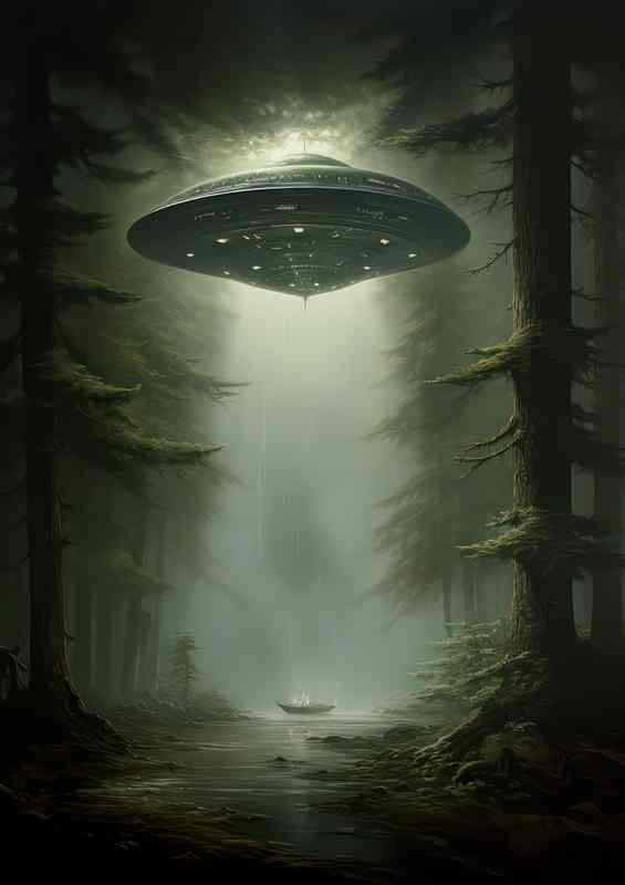 Mysteries of the Cosmos UFO Encounters Declassified | Metal Poster