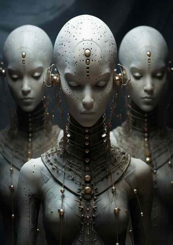Otherworldly Entities Exploring Alien Existence | Poster