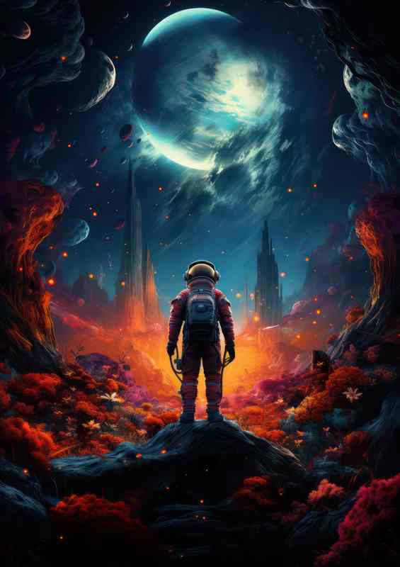 The Astral Explorer Adventures of a Spacesuit Wanderer | Canvas
