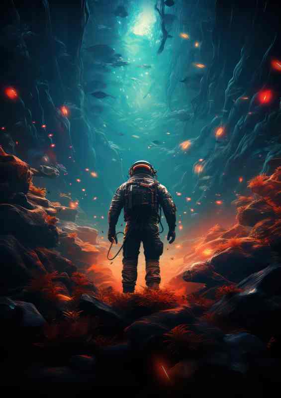 The Evolution of Space Exploration | Metal Poster