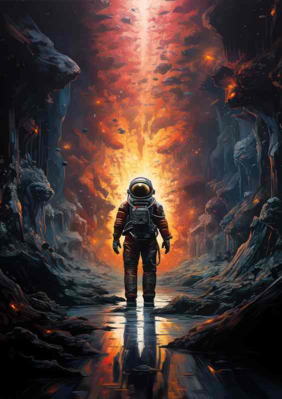 The Expansion of Space Exploration | Metal Poster